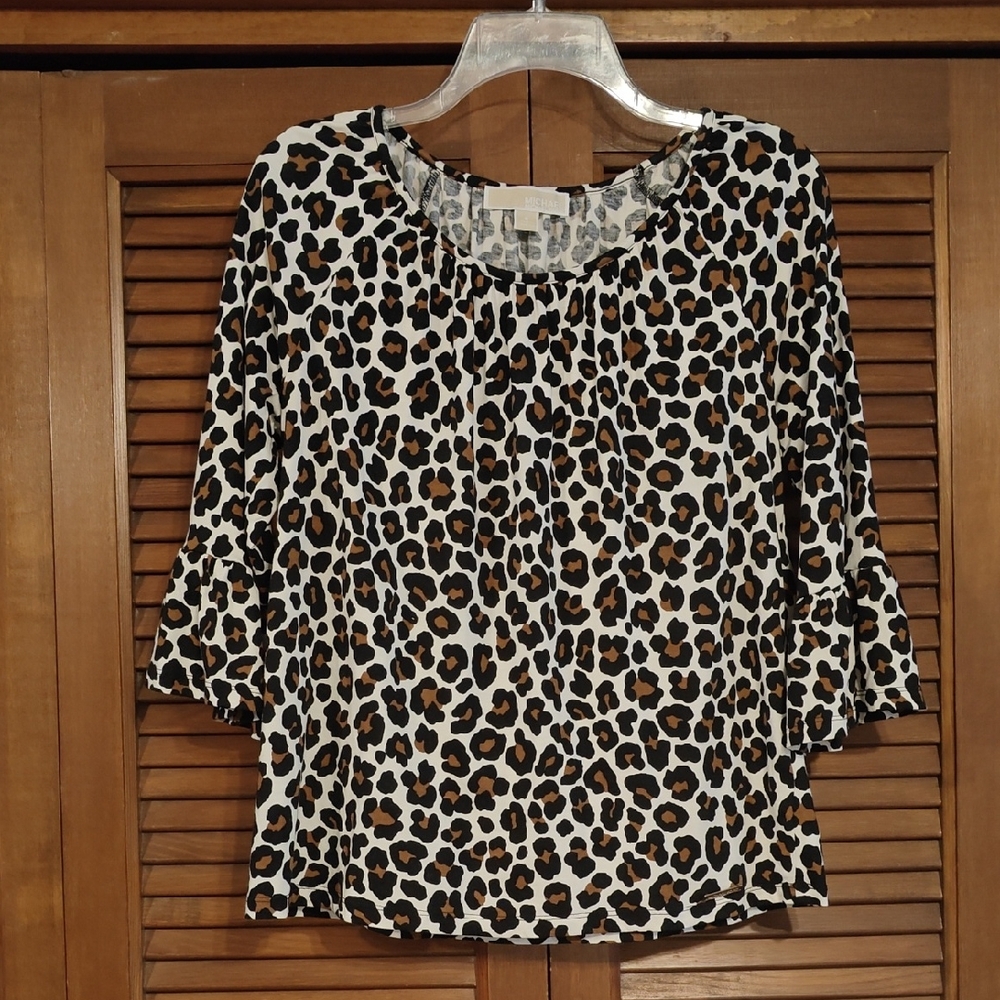 Michael Kors Animal Print Blouse